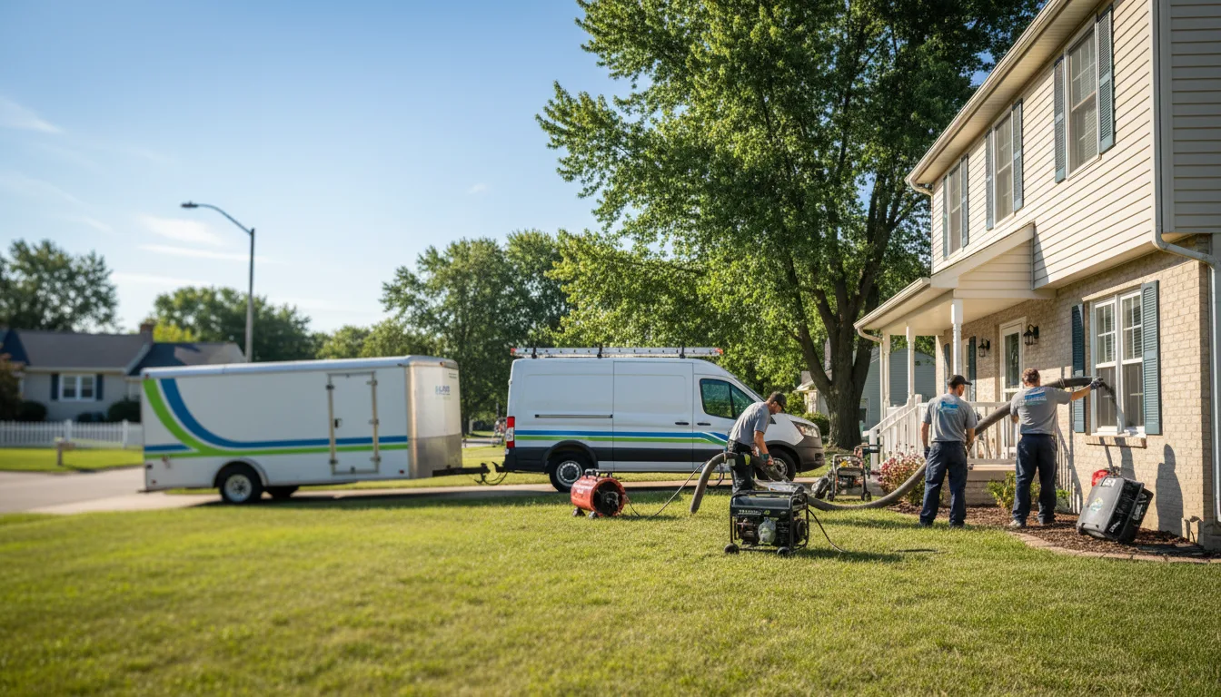 Flooded Basement Restoration And Cleanup With Repair in Chebanse, IL near me